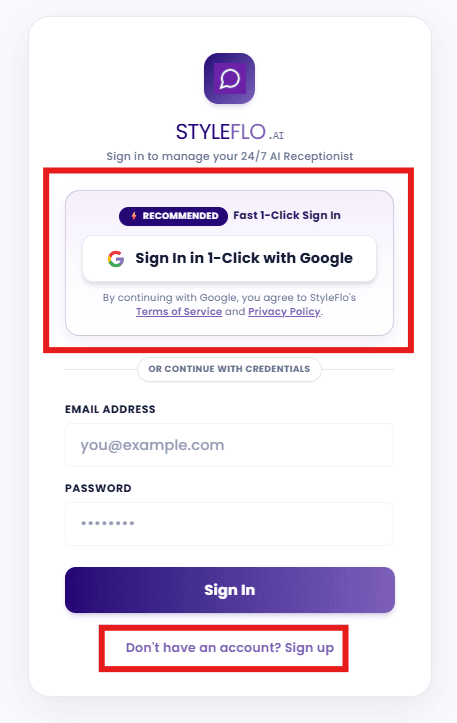 login